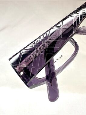 Burberry Purple Patterned Acetate Glasses